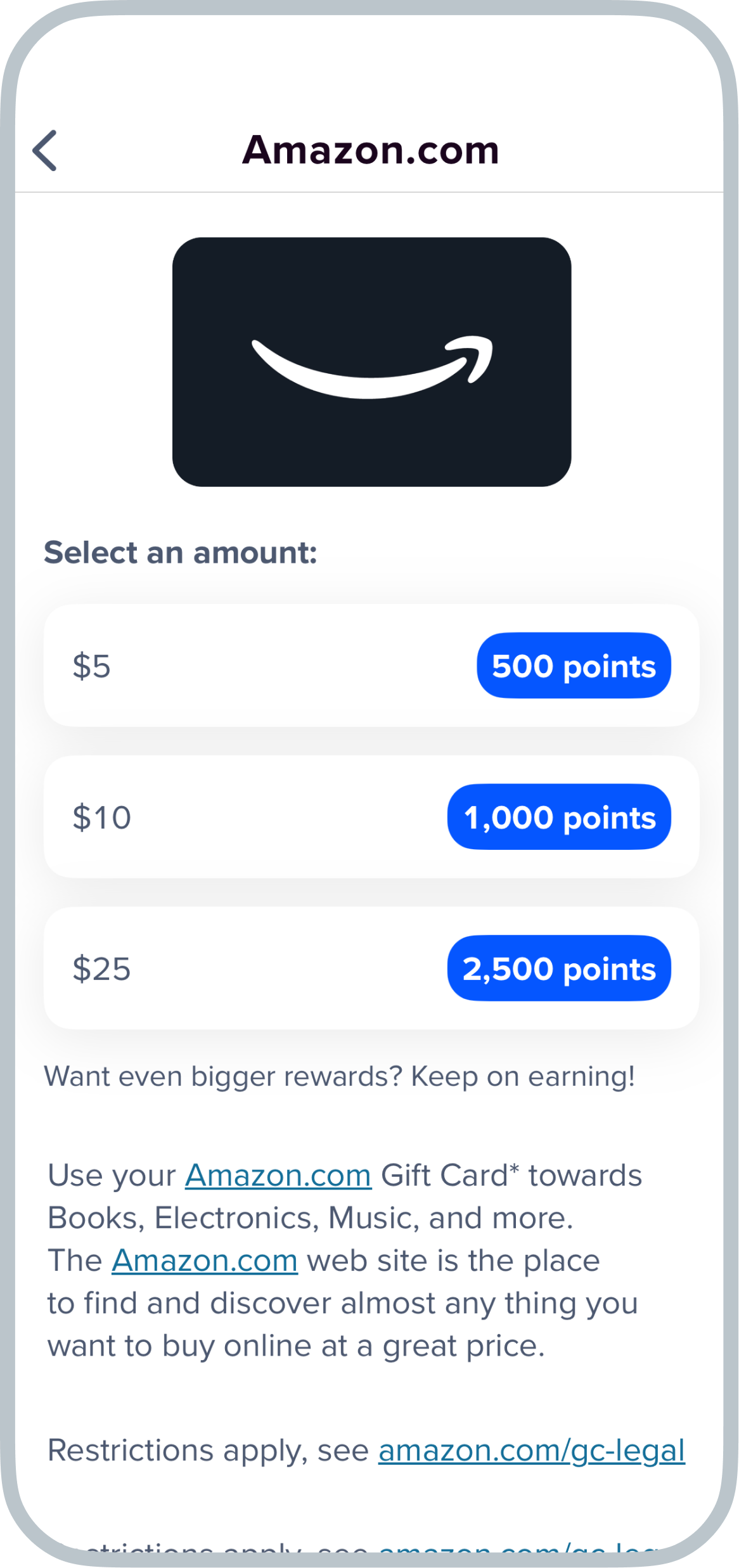 App Screen for Daily rewards, designed for you